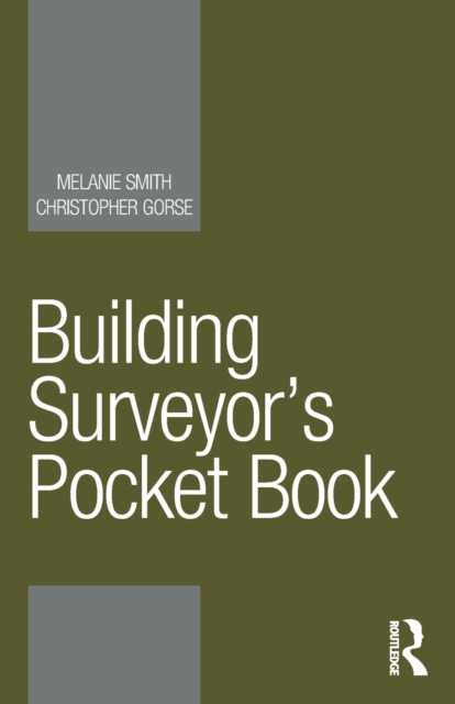 Building Surveyor’s Pocket Book, Paperback / softback Book