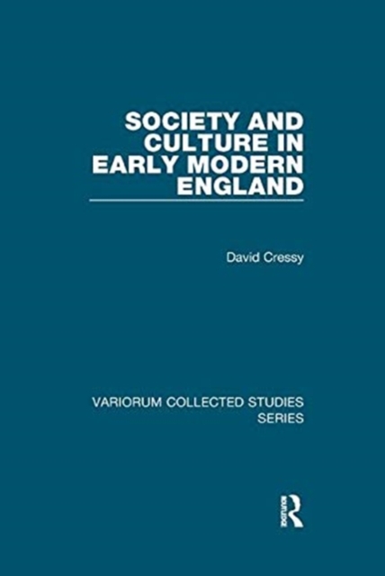Society and Culture in Early Modern England, Paperback / softback Book
