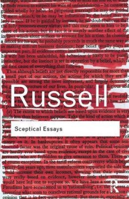 Sceptical Essays, Hardback Book