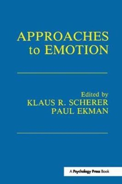 Approaches To Emotion, Hardback Book