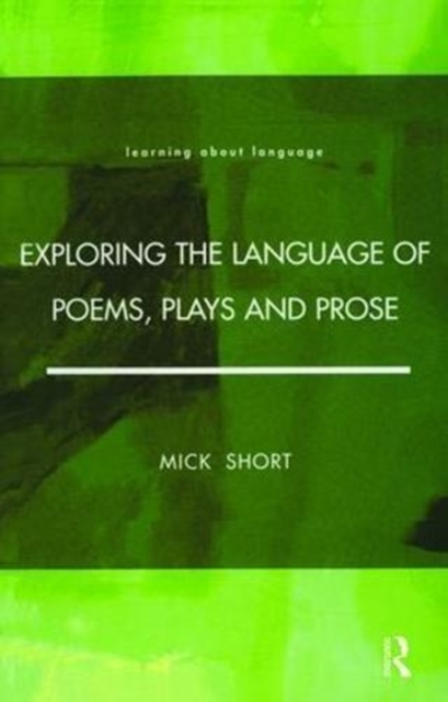 Exploring the Language of Poems, Plays and Prose, Hardback Book