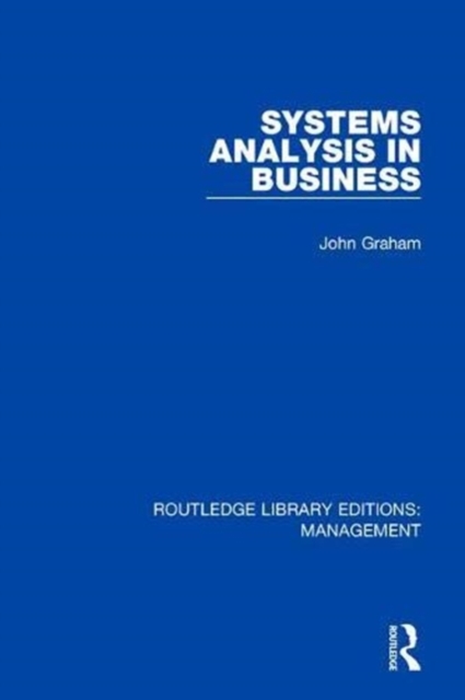Systems Analysis in Business, Paperback / softback Book