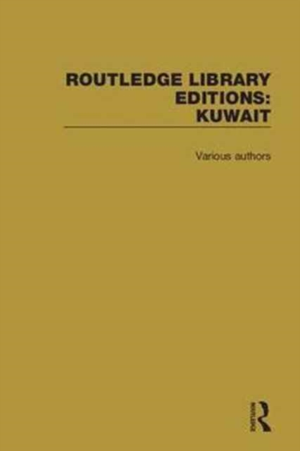 Routledge Library Editions: Kuwait, Multiple-component retail product Book