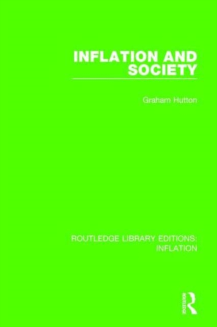 Inflation and Society, Hardback Book