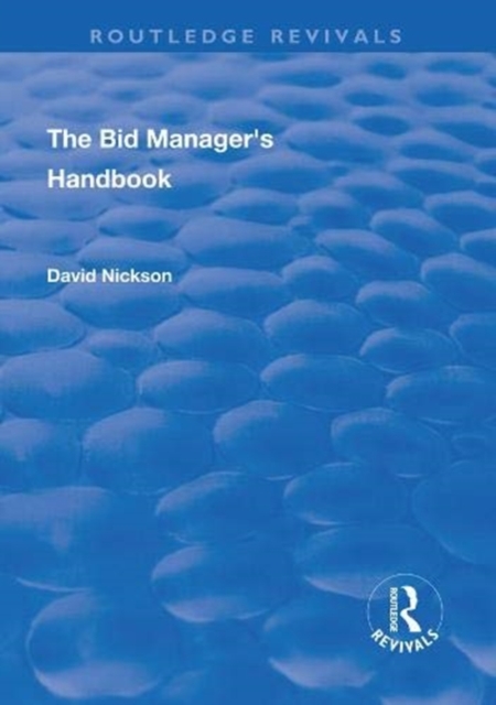 The Bid Manager's Handbook, Paperback / softback Book