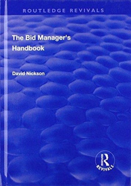 The Bid Manager's Handbook, Hardback Book