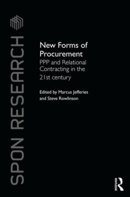 New Forms of Procurement : PPP and Relational Contracting in the 21st Century, Hardback Book