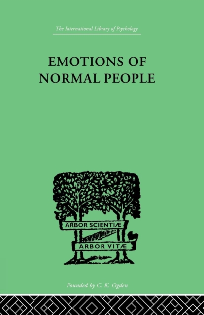 Emotions Of Normal People, Paperback / softback Book