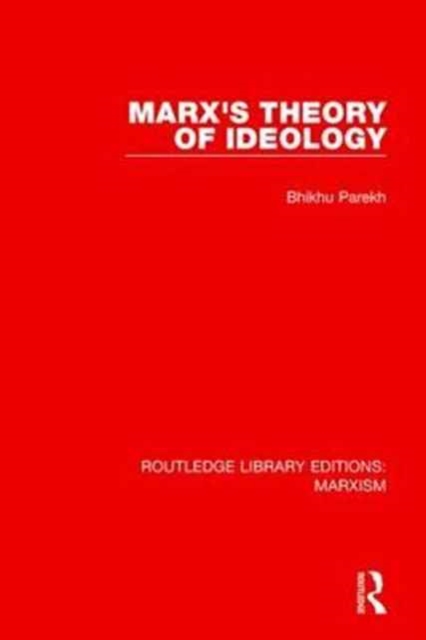Marx's Theory of Ideology, Paperback / softback Book