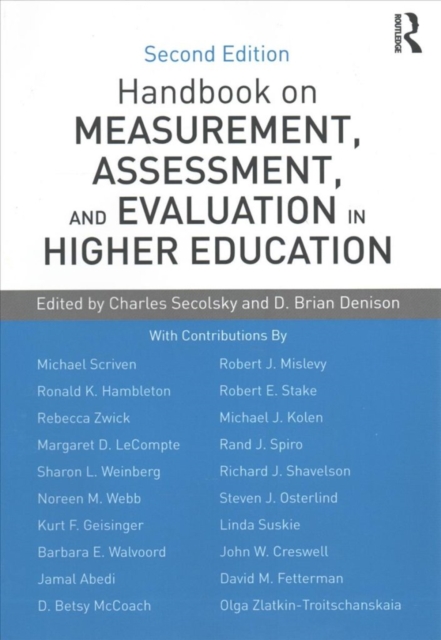 Handbook on Measurement, Assessment, and Evaluation in Higher Education, Paperback / softback Book