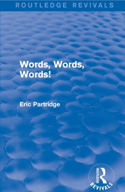 Words, Words Words!, Hardback Book
