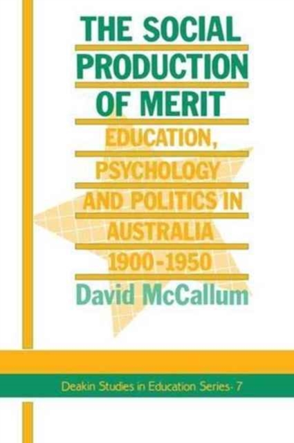 The Social Production Of Merit, Paperback / softback Book