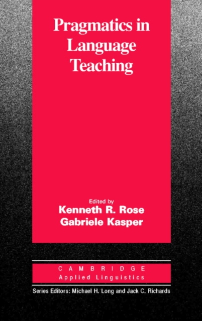 Pragmatics in Language Teaching, PDF eBook