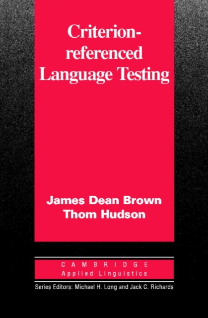 Criterion-Referenced Language Testing, PDF eBook