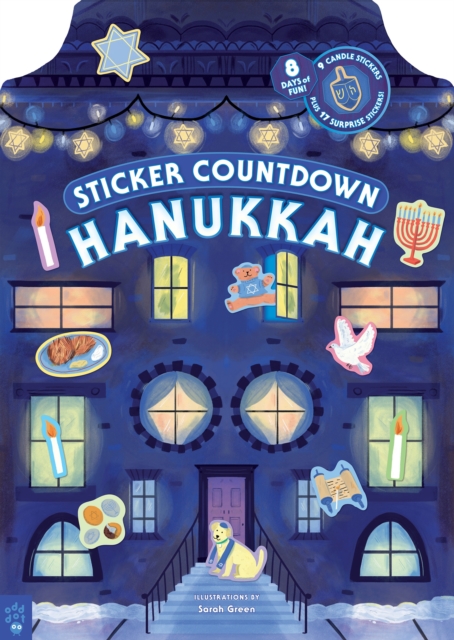 Sticker Countdown: Hanukkah, Hardback Book