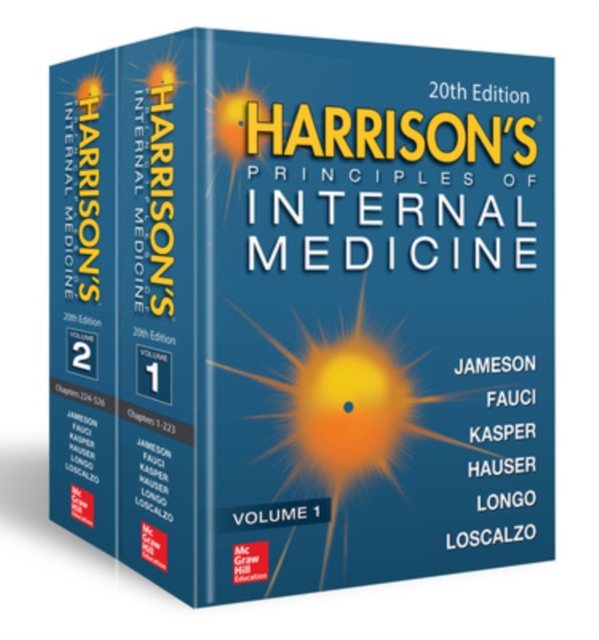 Harrison's Principles of Internal Medicine, Twentieth Edition (Vol.1 & Vol.2), Hardback Book
