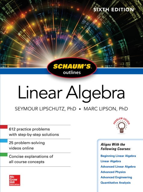 Schaum's Outline of Linear Algebra, Sixth Edition, EPUB eBook