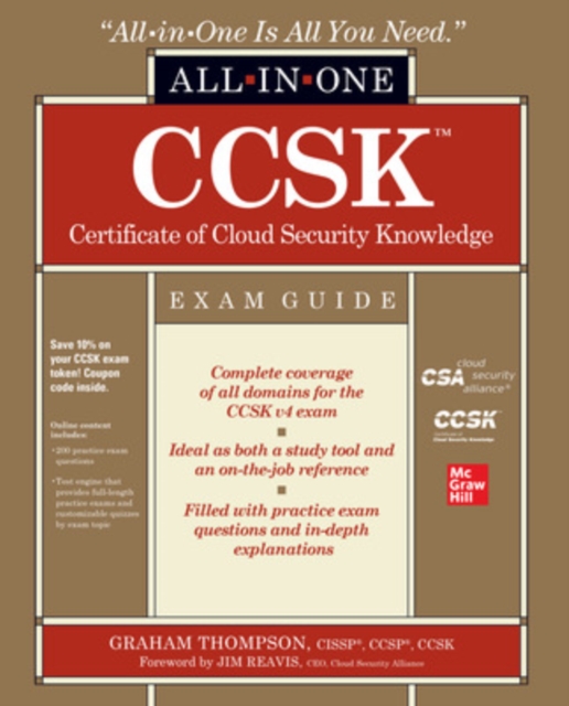 CCSK Certificate of Cloud Security Knowledge All-in-One Exam Guide, Paperback / softback Book