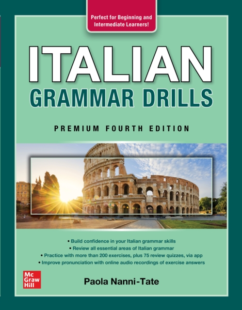 Italian Grammar Drills, Premium Fourth Edition, EPUB eBook