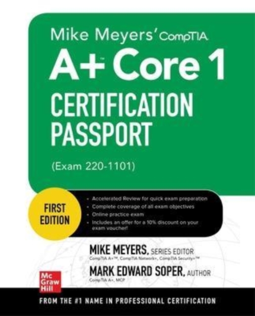 Mike Meyers' CompTIA A+ Core 1 Certification Passport (Exam 220-1101), Paperback / softback Book