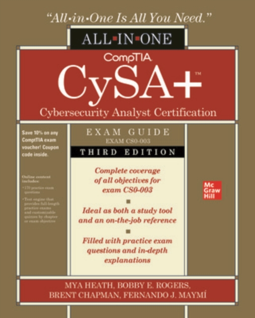 CompTIA CySA+ Cybersecurity Analyst Certification All-in-One Exam Guide, Third Edition (Exam CS0-003), Paperback / softback Book