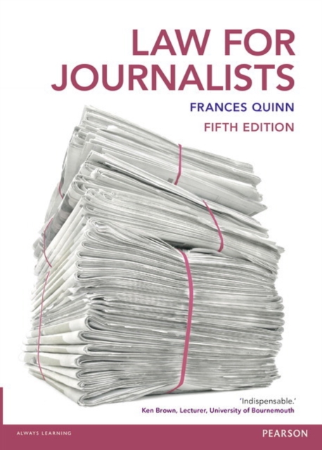 Law for Journalists, Paperback / softback Book