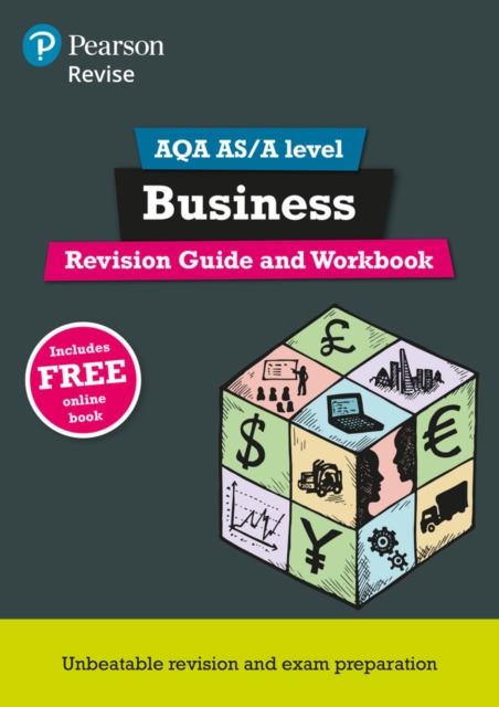 Pearson REVISE AQA A level Business Revision Guide and Workbook inc online edition - 2023 and 2024 exams, Mixed media product Book