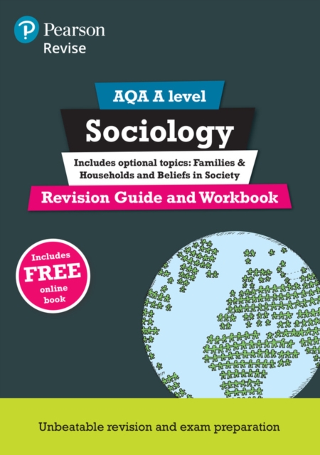 Pearson REVISE AQA A level Sociology Revision Guide and Workbook inc online edition - 2023 and 2024 exams, Mixed media product Book