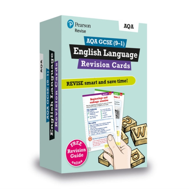 Pearson REVISE AQA GCSE (9-1) English Language Revision Cards (with free online Revision Guide): For 2024 and 2025 assessments and exams, Multiple-component retail product Book