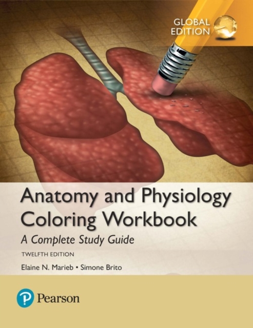 Anatomy and Physiology Coloring Workbook: A Complete Study Guide, Global Edition, Paperback / softback Book