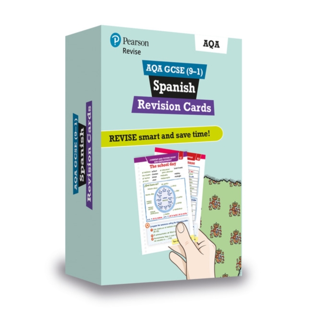 Pearson REVISE AQA GCSE Spanish Revision Cards (with free online Revision Guide): For 2024 and 2025 assessments and exams (Revise AQA GCSE MFL 16), Multiple-component retail product Book