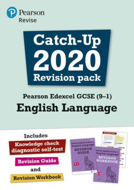 Pearson REVISE Edexcel GCSE (9-1) English Language Catch-up Revision Pack : for home learning, 2022 and 2023 assessments and exams, Multiple-component retail product Book