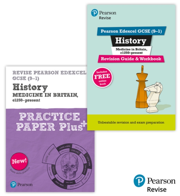 New Pearson Revise Edexcel GCSE (9-1) History Medicine in Britain Complete Revision & Practice Bundle - 2023 and 2024 exams, Multiple-component retail product Book