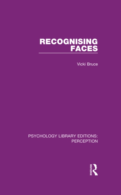 Recognising Faces, PDF eBook