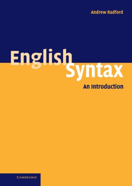 English Syntax : An Introduction, PDF eBook