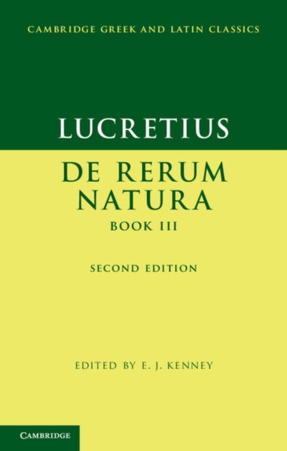 Lucretius: De Rerum NaturaBook III, PDF eBook