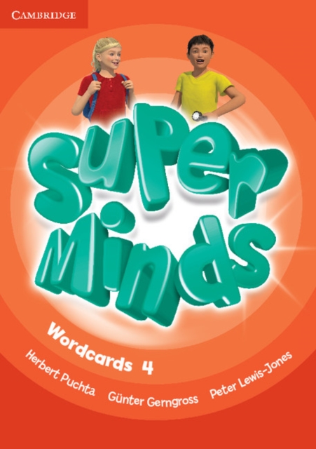 Super Minds Level 4 Wordcards (Pack of 89), Cards Book