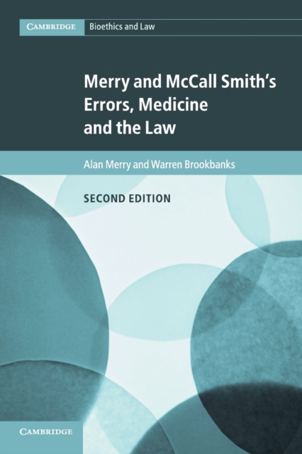 Merry and McCall Smith's Errors, Medicine and the Law, Paperback / softback Book