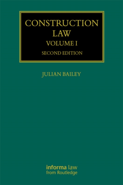 Construction Law : Volume I, PDF eBook