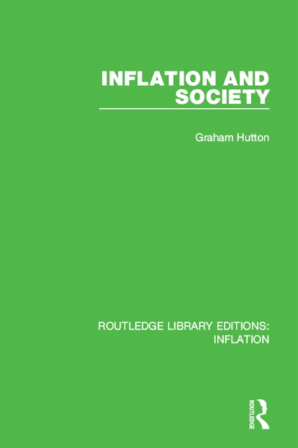 Inflation and Society, PDF eBook