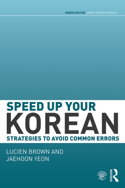 Speed up your Korean : Strategies to Avoid Common Errors, PDF eBook