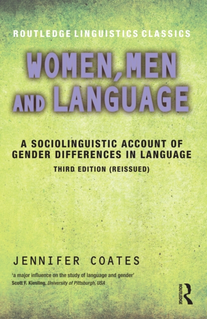 Women, Men and Language : A Sociolinguistic Account of Gender Differences in Language, PDF eBook