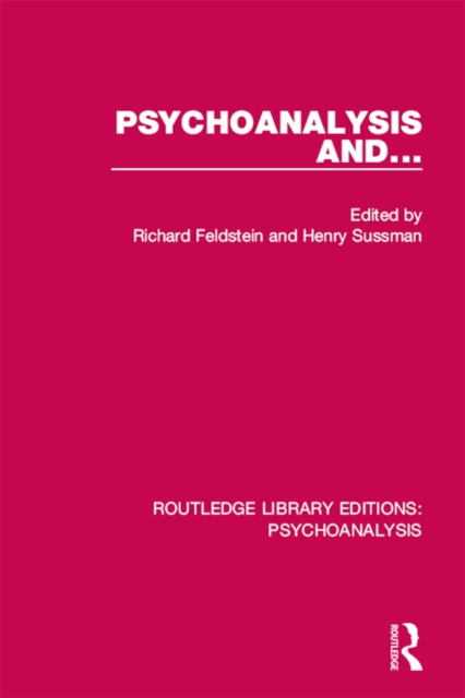 Psychoanalysis and ..., EPUB eBook
