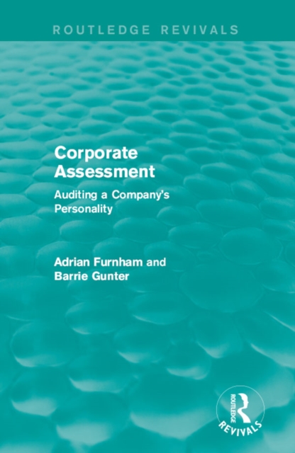Corporate Assessment (Routledge Revivals) : Auditing a Company's Personality, EPUB eBook