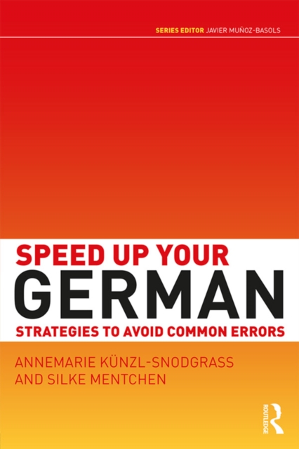 Speed up your German : Strategies to Avoid Common Errors, PDF eBook