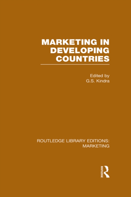 Marketing in Developing Countries (RLE Marketing), EPUB eBook