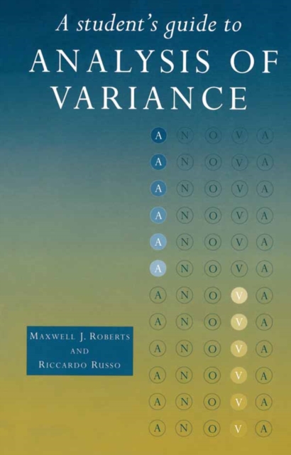 A Student's Guide to Analysis of Variance, EPUB eBook