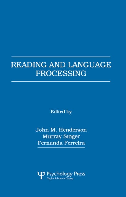 Reading and Language Processing, EPUB eBook