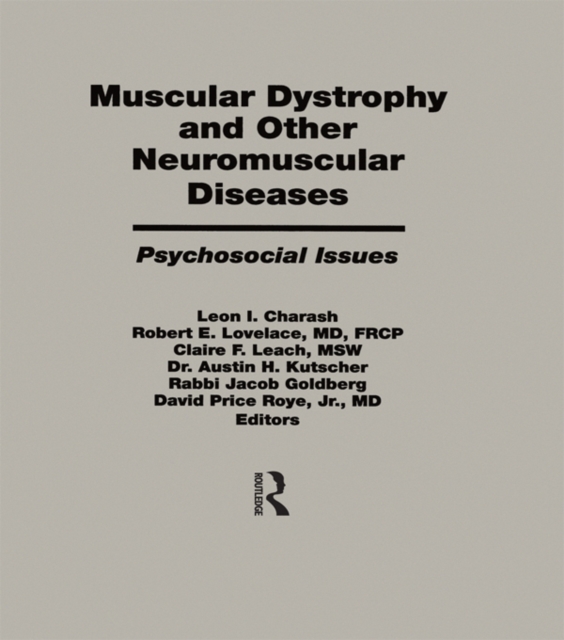 Muscular Dystrophy and Other Neuromuscular Diseases : Psychosocial Issues, EPUB eBook