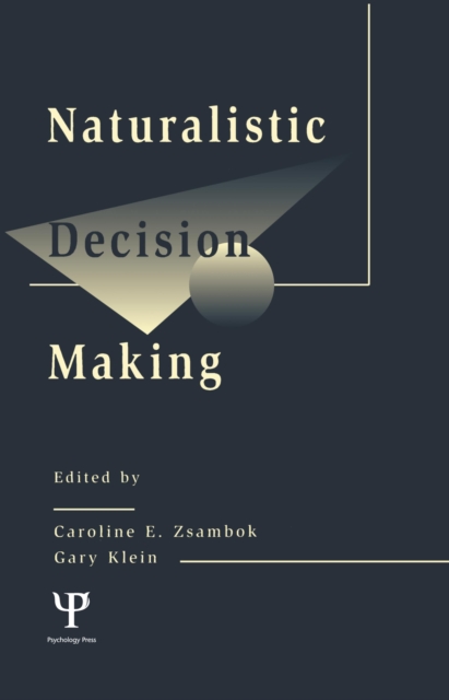 Naturalistic Decision Making, EPUB eBook